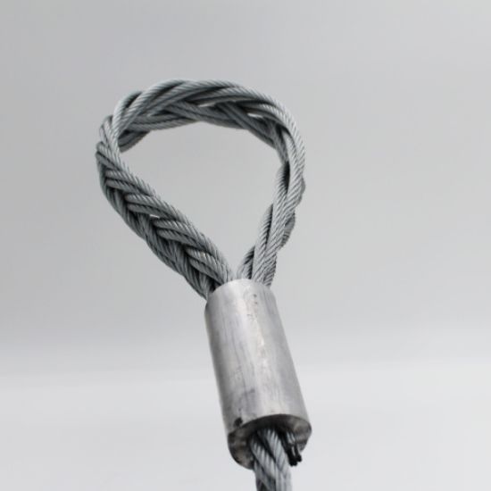 Billede af Flatbraided wire rope sling WLL 2500 kg EWL 6,0 m. SF 5:1